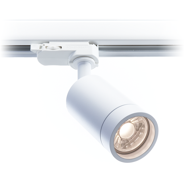 PURPL LED Rail Spot Armatuur - GU10 -  Ø54x100mm - 3-fase - Denver - Wit