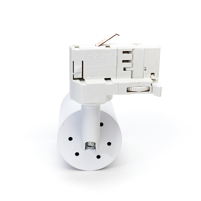 PURPL LED Rail Spot Armatuur - GU10 -  Ø54x100mm - 3-fase - Denver - Wit