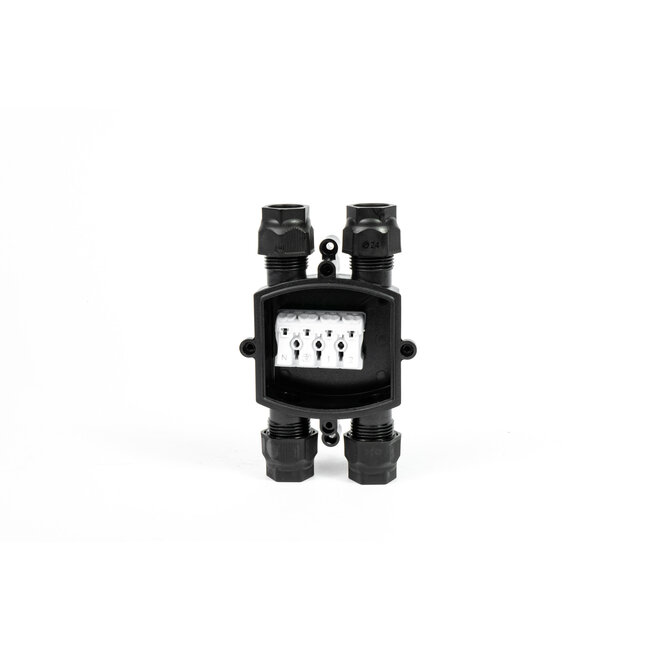 PURPL Waterdichte Kabel Box met 4 Ingangen - 4 polig