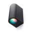 LED GU10 Up & Down Wandlamp D-vorm Zwart