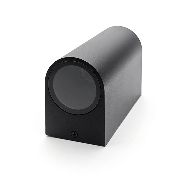PURPL LED GU10 Up & Down Wandlamp D-vorm Zwart, foto 5 van 6