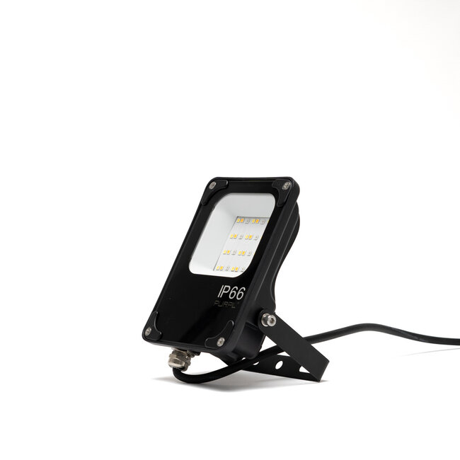 PURPL LED Breedstraler - 10W - 1130 lm - RGB+CCT (2700K-6500K) - 2.4 GHz - IP66 - IK08 - Dimbaar - FUTT05