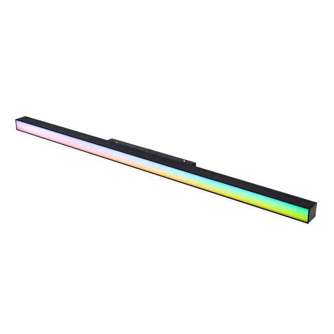 MiBoxer/Mi-Light 48V Magnetische Lineaire LED lamp - RGB+CCT (2700K-6500K) - 24W - 1350 lm - Zigbee 3.0 - Dimbaar - IP44 - Zwart