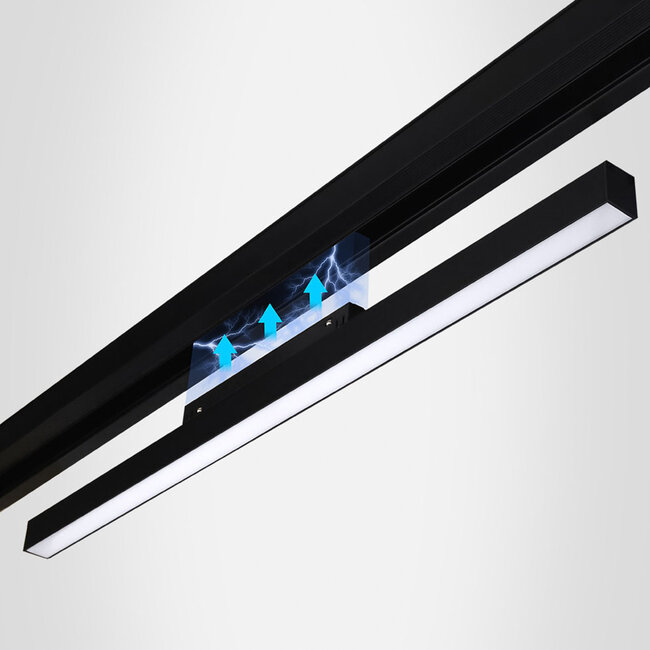 MiBoxer/Mi-Light 48V Magnetische Lineaire LED lamp - CCT (2700K-6500K) - 24W - 1380 lm - Zigbee 3.0 - Dimbaar - IP44 - Zwart