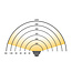 LED Breedstraler - 10W - 2700K Warm Wit - 1100 lm - 120º - IP66 - IK08 - Zwart