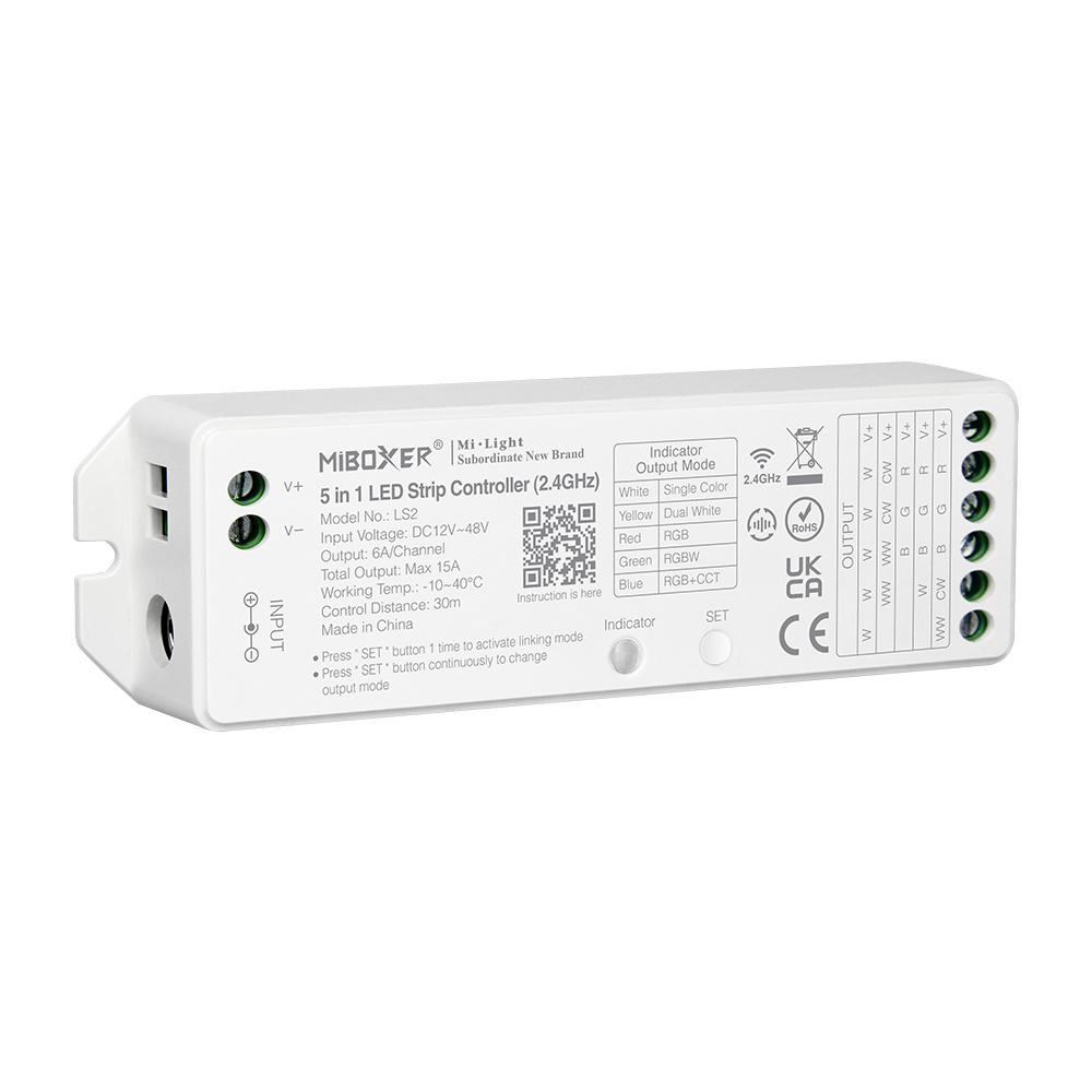 MiBoxer/Mi-Light LED Controller 5-in-1 LS2 2.4G RF, foto 2 van 3