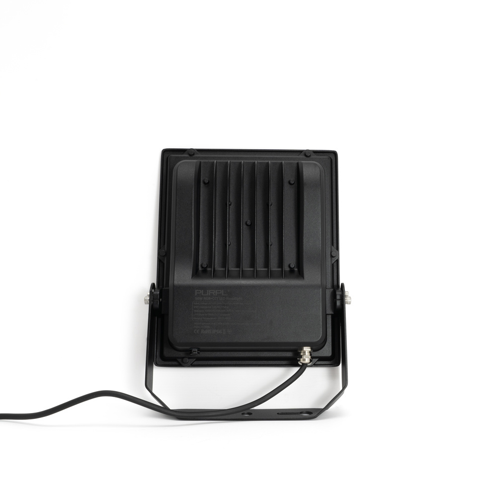 PURPL LED Breedstraler - 50W - 5450 lm - RGB+CCT (2700K-6500K) - 2.4 GHz - IP66 - IK08 - Dimbaar - FUTT02, foto 5 van 6