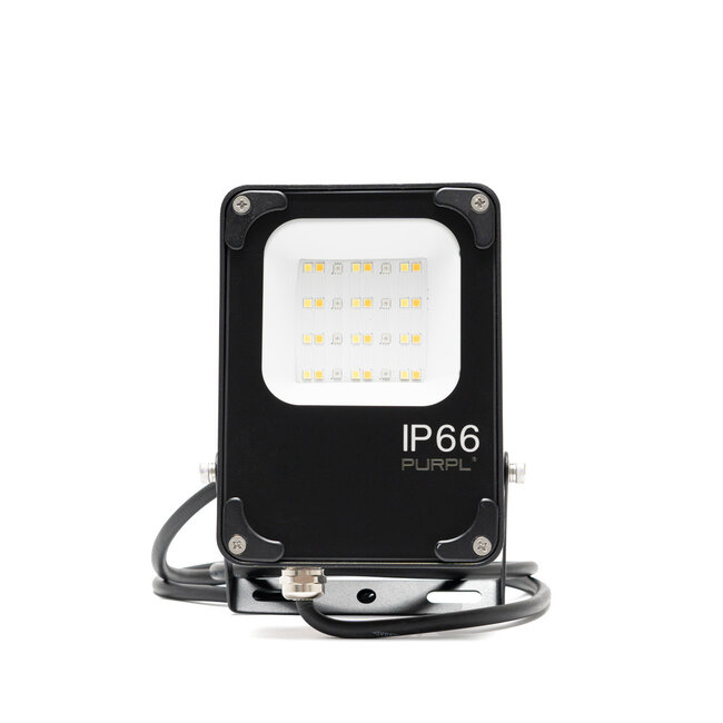 PURPL LED Breedstraler - 10W - 1130 lm - RGB+CCT (2700K-6500K) - 2.4 GHz - IP66 - IK08 - Dimbaar - FUTT05