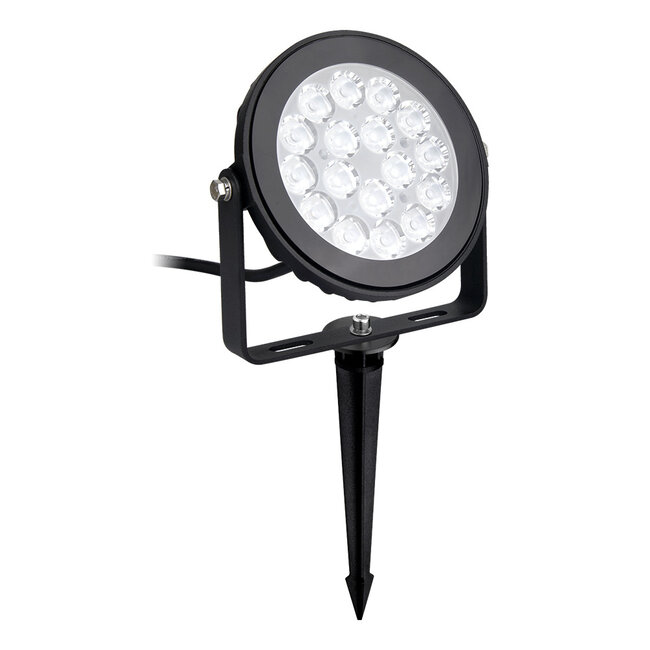 MiBoxer/Mi-Light Tuinlamp - 9W - RGB+CCT (2700K - 6500K) - IP66 - Zwart - FUTC02