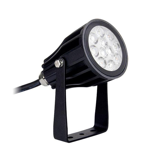 MiBoxer/Mi-Light Tuinspot | 6W | RGB+CCT | IP66 | Zwart | FUTC04