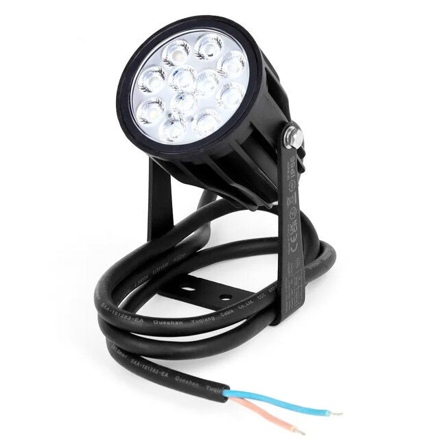 MiBoxer/Mi-Light Tuinspot | 6W | RGB+CCT | IP66 | Zwart | FUTC04