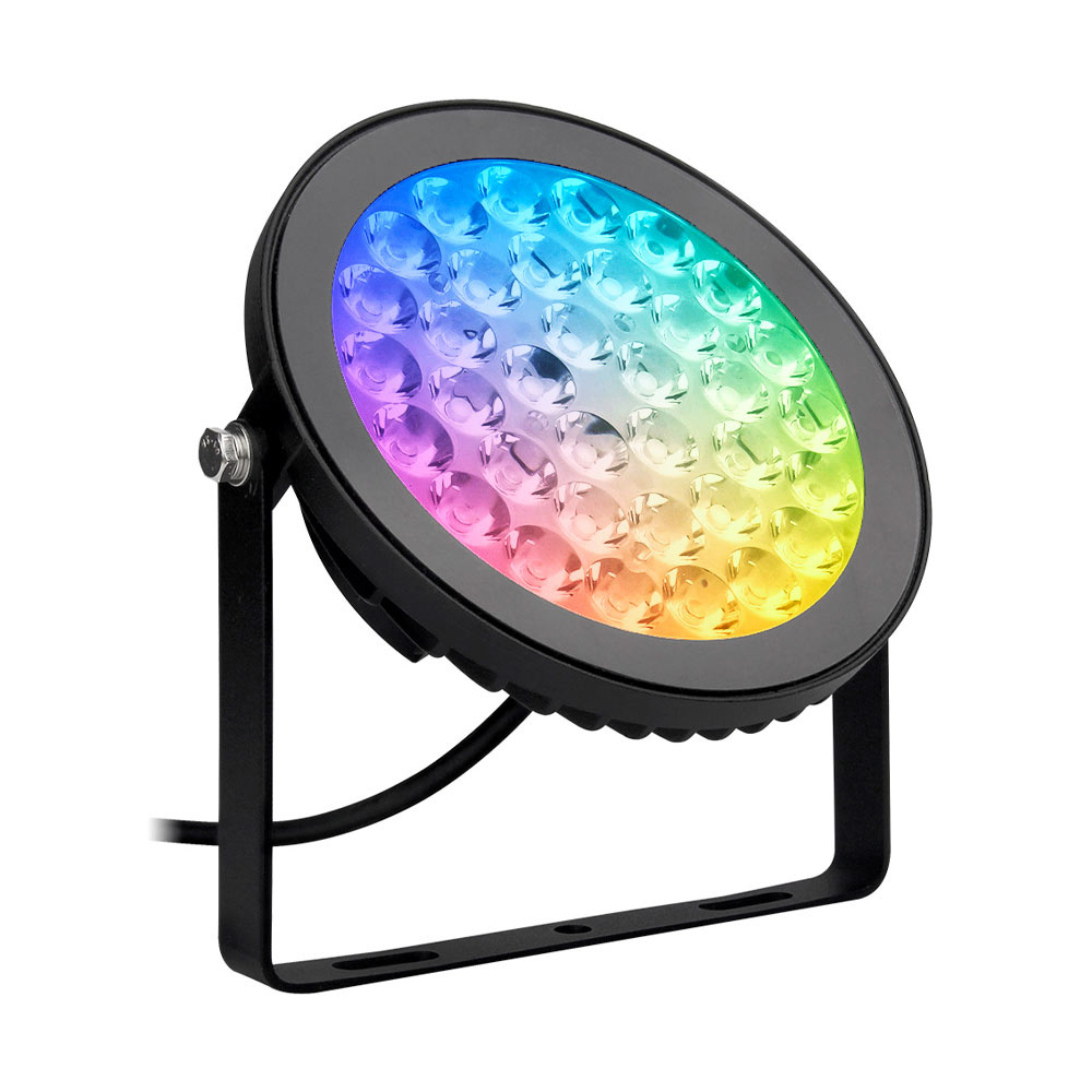 MiBoxer/Mi-Light Tuinlamp | 15W | RGB+CCT | IP66 | Zwart | FUTC03