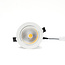 PURPL LED Inbouwspot - 7W - 2700K Warm wit - Ø108mm - Dimbaar - IP40 - Kantelbaar - Rond - Wit
