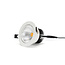 PURPL LED Inbouwspot - 7W - 2700K Warm wit - Ø108mm - Dimbaar - IP40 - Kantelbaar - Rond - Wit