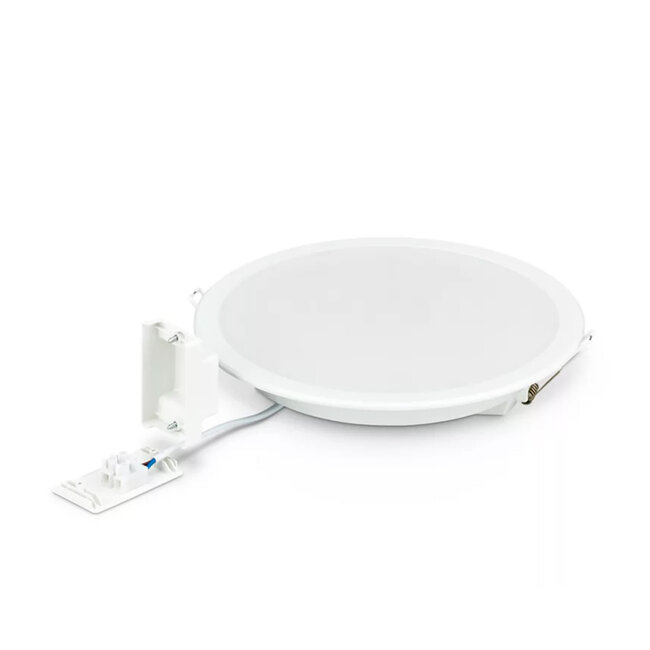 Philips LED SlimDownlight - ø175mm - Rond - 12W - 3000K Warm wit - IP20 - Inbouw - Wit - DN065B G4