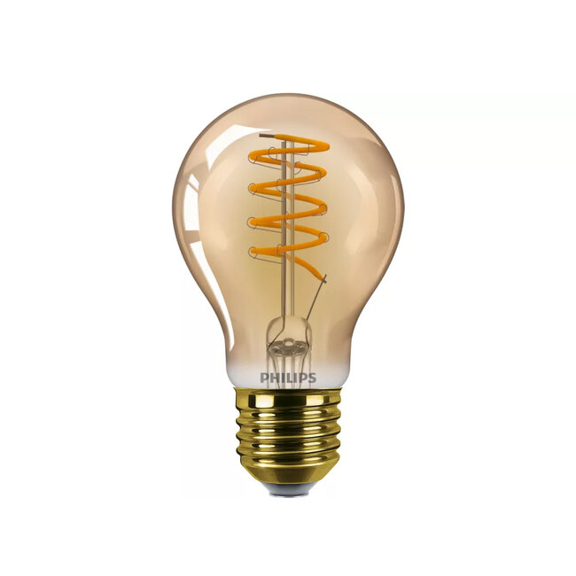 Philips Master Value LED Bulb - A60 Peer Gold - 4W (Vervangt 25W) - 1800K Zeer Warm Wit (818) - E27 - Dimbaar