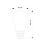 Philips Master Value LED Bulb - A60 Peer Gold - 4W (Vervangt 25W) - 1800K Zeer Warm Wit (818) - E27 - Dimbaar