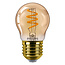 Philips Master Value - LED Bulb P45 Luster Gold - 2.6W (Vervangt 15W) - E27 - 1800K Zeer Warm wit (818) - Dimbaar