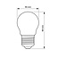 Philips Master Value - LED Bulb P45 Luster Gold - 2.6W (Vervangt 15W) - E27 - 1800K Zeer Warm wit (818) - Dimbaar