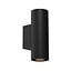 LED GU10 Up & Down Wandlamp Rond Zwart