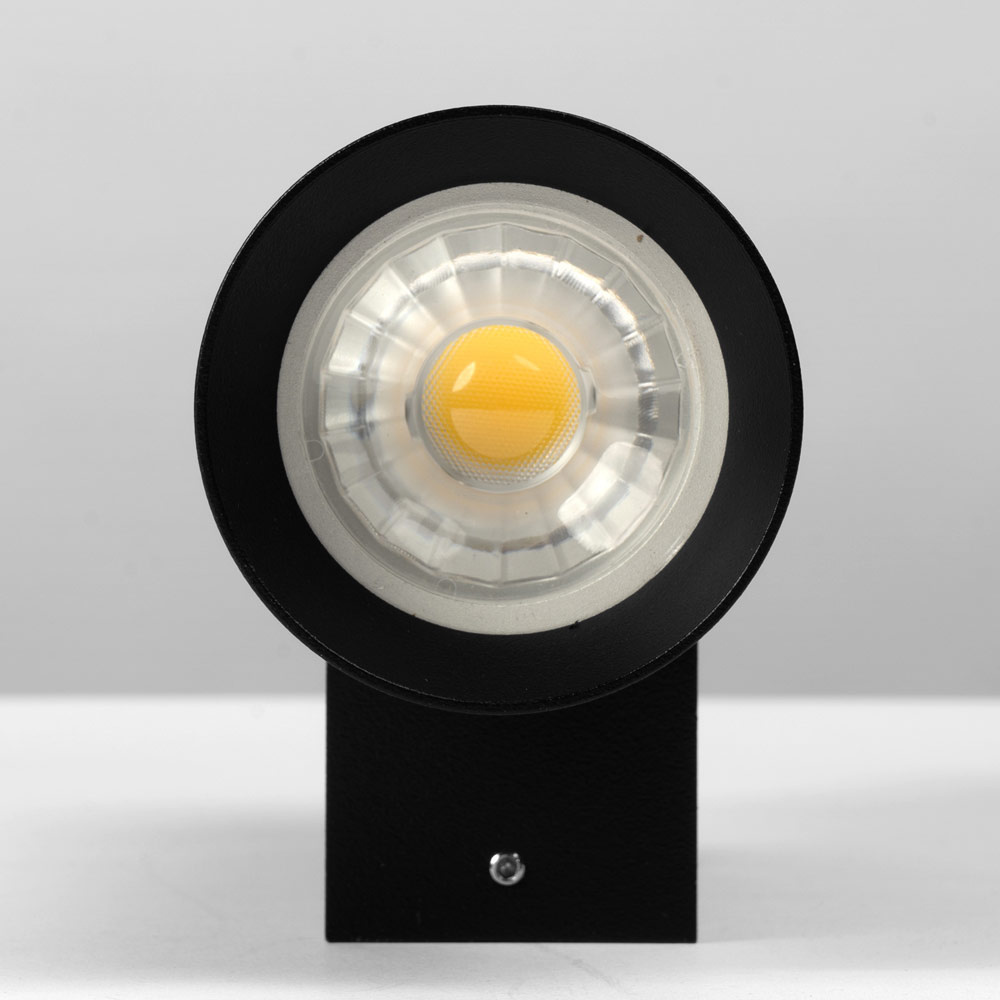 PURPL LED GU10 Dubbele Wandlamp 'Houston' Up & Down Zwart IP20, foto 4 van 6