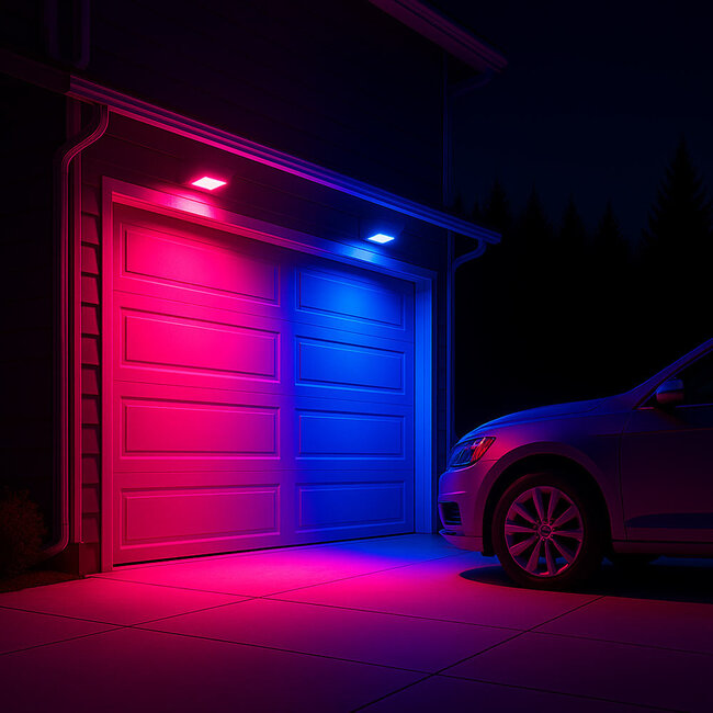 PURPL LED Breedstraler - 50W - 5450 lm - RGB+CCT (2700K-6500K) - 2.4 GHz - IP66 - IK08 - Dimbaar - FUTT02