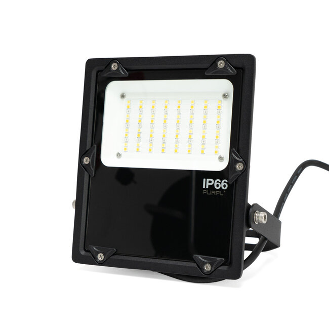 PURPL LED Breedstraler - 30W - 3360 lm - RGB+CCT (2700K-6500K) - 2.4 GHz - IP66 - IK08 - Dimbaar - FUTT03