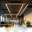 PURPL Lineaire Lamp - 150 cm - 45W - 3CCT  (3000K | 4000K | 5700K) - Dimbaar - Zwart