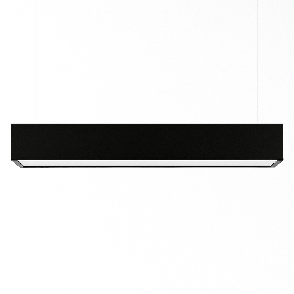 PURPL Lineaire Lamp - 120 cm - 36W - 3CCT (3000K | 4000K | 5700K) - Dimbaar - Zwart, foto 4 van 6