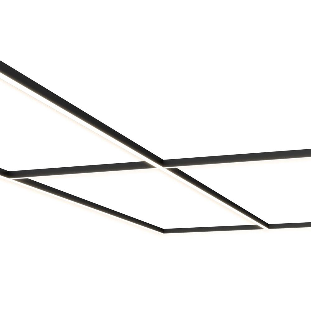 PURPL LED Lineaire connector - T-vorm - 15W - 3CCT (3000K | 4000K | 5700K) - Dimbaar - Zwart, foto 3 van 6