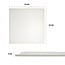 Back-lit - LED Paneel - 60x60 - 6000K Koud wit - 36W - 3600 lm - 100 lm/W - UGR<22 - IP50 - Flikkervrij - Back-lit
