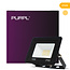 LED Breedstraler - 10W - 2700K Warm Wit - 1100 lm - 120º - IP66 - IK08 - Zwart