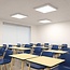Opbouw LED Paneel - 60x60 - 4000K Helder wit - 36W - 4370 lm - 120 lm/W - UGR<22 - IP40 - Flikkervrij - Back-lit