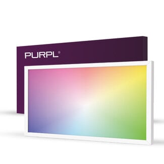 PURPL LED Paneel - 60x120 - RGB+CCT - Dimbaar - 48W - 132 lm/W - UGR<22 - Edge-lit