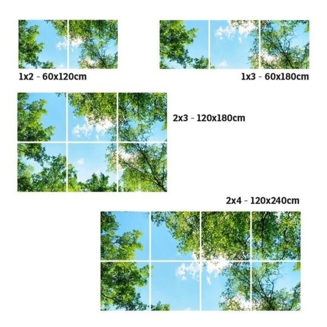 Bomenplafond - Fotoplafond LED Paneel  - IMG10