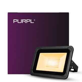 PURPL LED Breedstraler - 50W - 2700K Warm Wit - 5500 lm - 120º - IP66 - IK08 - Zwart