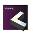 PURPL LED Lineaire connector - L-vorm  - 10W - 3CCT (3000K | 4000K | 5700K) - Dimbaar - Zwart