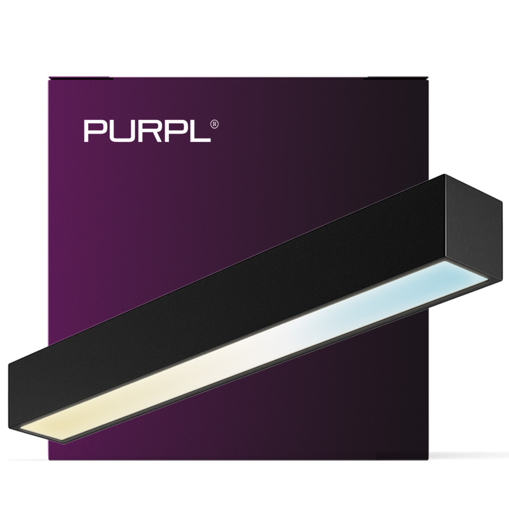 PURPL Lineaire Lamp - 150 cm - 45W - 3CCT (3000K | 4000K | 5700K) - Dimbaar - Zwart