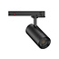 COB LED Railspot - 10W/15/30W - 3CCT (3000K/4000K/5000K) - ø65x147mm - 3-fase - Zwart
