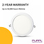LED Downlight - 6W - ø120 mm - 3000K Warm wit - IP20 - Inbouw - Rond - Wit