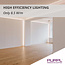 PURPL LED Strip - 50 m - 120 LEDs p/m - 220V - 4000K Helder wit - Dimbaar - IP67