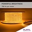 PURPL LED Strip - 50 m - 120 LEDs p/m - 220V - 3000K Warm wit - Dimbaar - IP67
