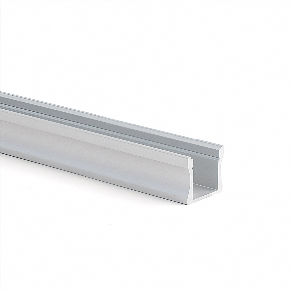 PURPL LED Strip Profiel Opbouw - 1,5 m - 17,5x15 mm - Aluminium - Opaal afdekkap - IP20 - Incl. montagemateriaal, foto 5 van 6