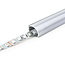 LED Strip Profiel Hoek - 20×20 mm - 1,5 m - Aluminium - Opale diffuser - IP20 - Incl. beugels en eindkappen