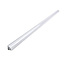 LED Strip Profiel Hoek - 20×20 mm - 1,5 m - Aluminium - Opale diffuser - IP20 - Incl. beugels en eindkappen