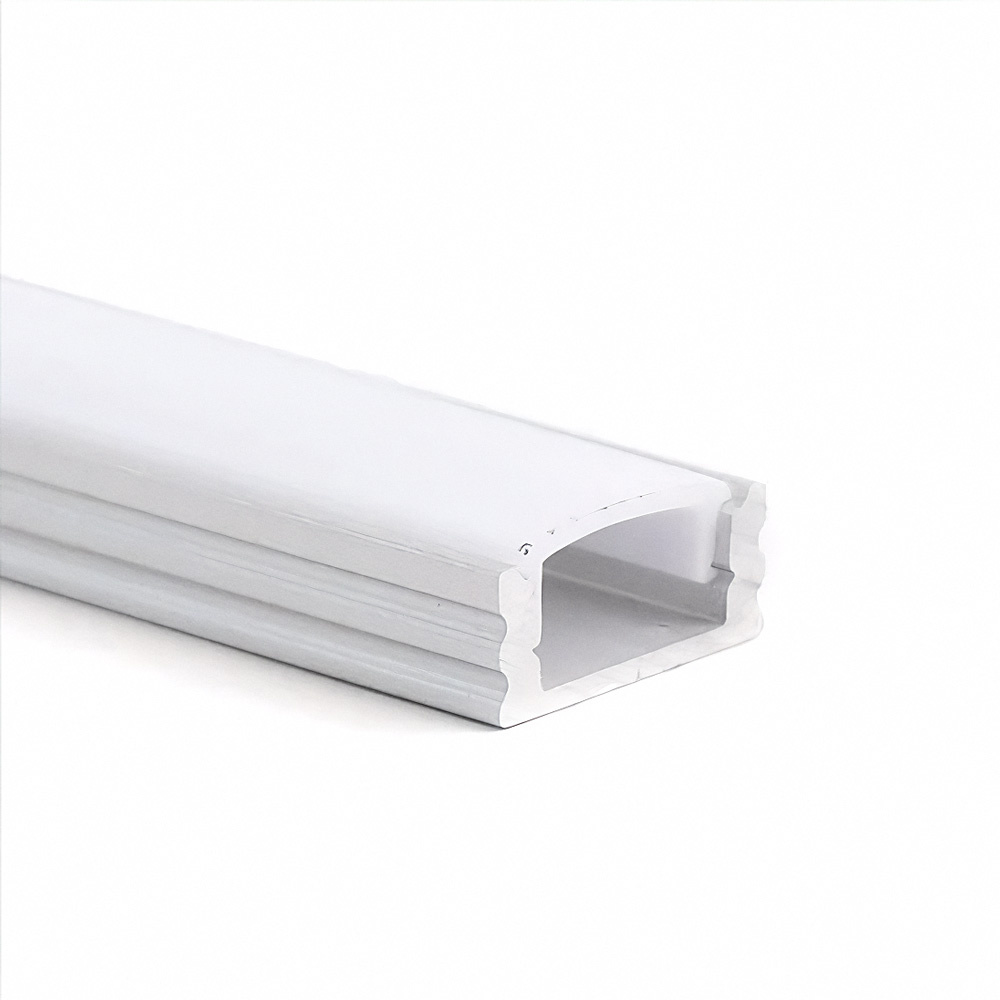 PURPL LED Strip Profiel Opbouw - 1,5 m - 17,5x7 mm - Aluminium - Opaal afdekkap - IP20 - Incl. montagemateriaal, foto 5 van 6