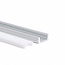 LED Strip Profiel Opbouw - 1,5 m - 17,5x7 mm - Aluminium - Opaal afdekkap - IP20 - Incl. montagemateriaal