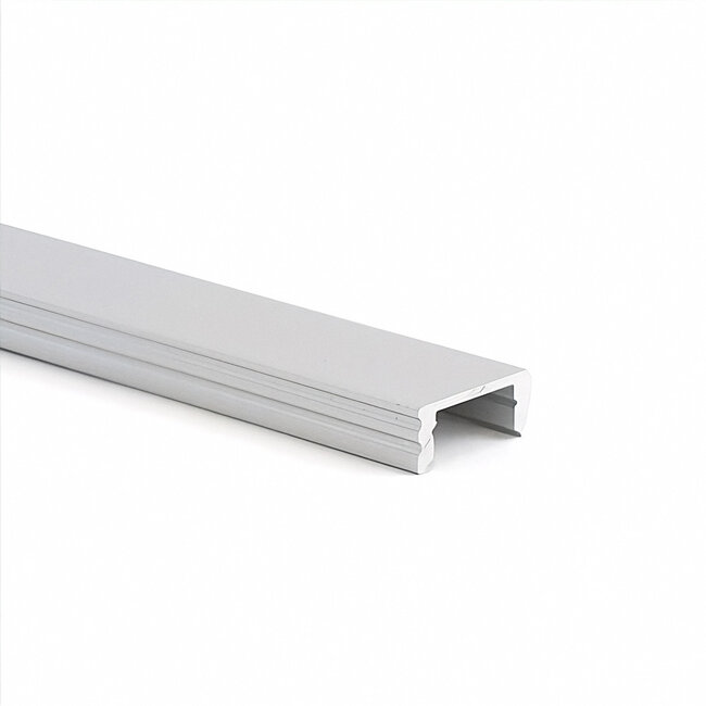 PURPL LED Strip Profiel Opbouw - 1,5 m - 17,5x7 mm - Aluminium - Opaal afdekkap - IP20 - Incl. montagemateriaal