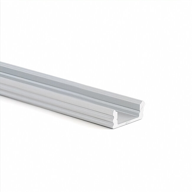 PURPL LED Strip Profiel Opbouw - 1,5 m - 17,5x7 mm - Aluminium - Opaal afdekkap - IP20 - Incl. montagemateriaal