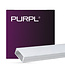 PURPL LED Strip Profiel Opbouw - 1,5 m - 23x10 mm - Aluminium - Opaal afdekkap - IP20 - Incl. montagemateriaal